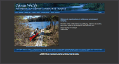 Desktop Screenshot of canoewilds.com